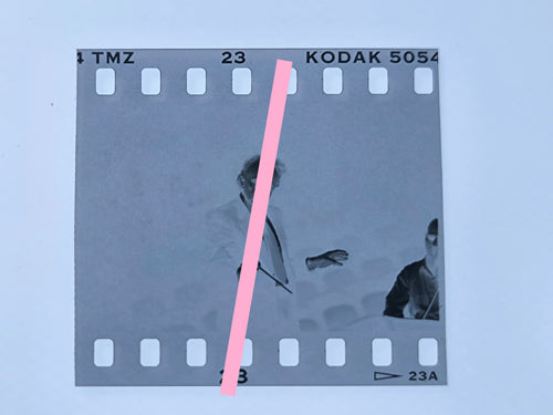 Negativo fotografico originale Lorin Maazel prova orchestrale Valencia 1995 pellicola 35mm Raro