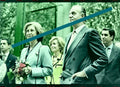Original photographic negative Juan Carlos I and Queen Sofía academic year Valencia 1997 35mm film Rare