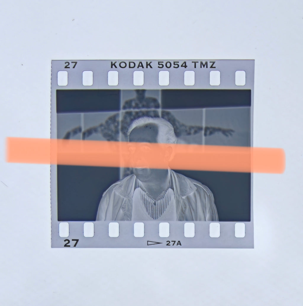 Negativo fotográfico original Humberto Rivas primer plano IVAM Valencia 1996 35mm film Rare