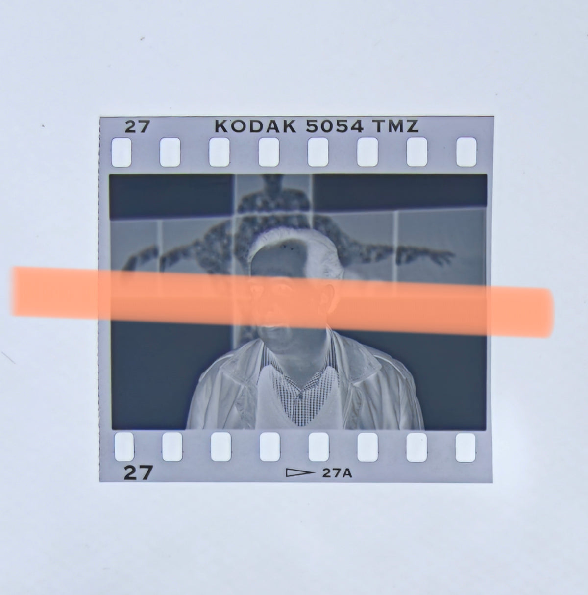 Negativo fotográfico original Humberto Rivas primer plano IVAM Valencia 1996 35mm film Rare