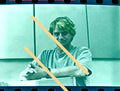 Negativo fotográfico original Mike Oldfield Músico 35mm film Rare