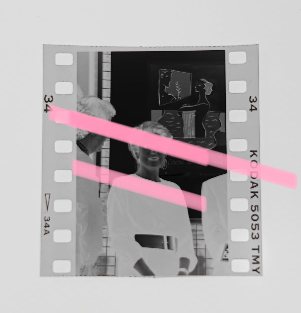 Negativo fotográfico original Catherine Deneuve Mostra de València 1992 35mm film Rare