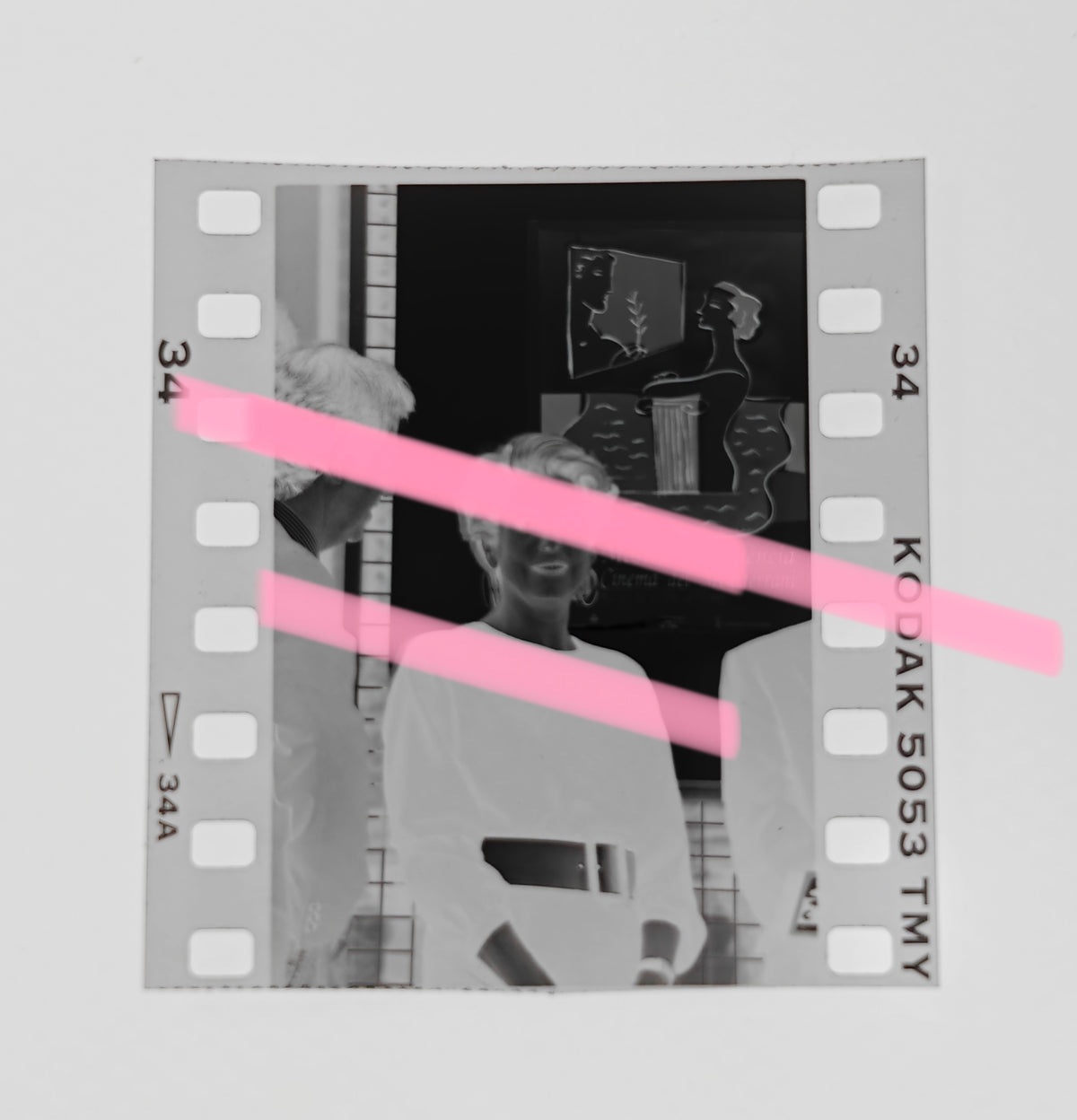 Negativo fotográfico original Catherine Deneuve Mostra de València 1992 35mm film Rare