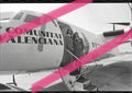 Original photographic negative Air Nostrum flight attendants on Fokker 50 EC-GKV Iberia Regional Comunitat Valenciana Valencia 1997 35mm film Rare