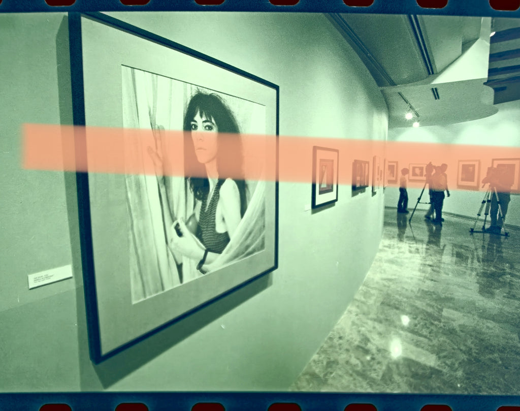 Originales Foto-Negativ Patti Smith Ausstellung Robert Mapplethorpe Sala Parpalló Valencia 1999 35mm Film Selten