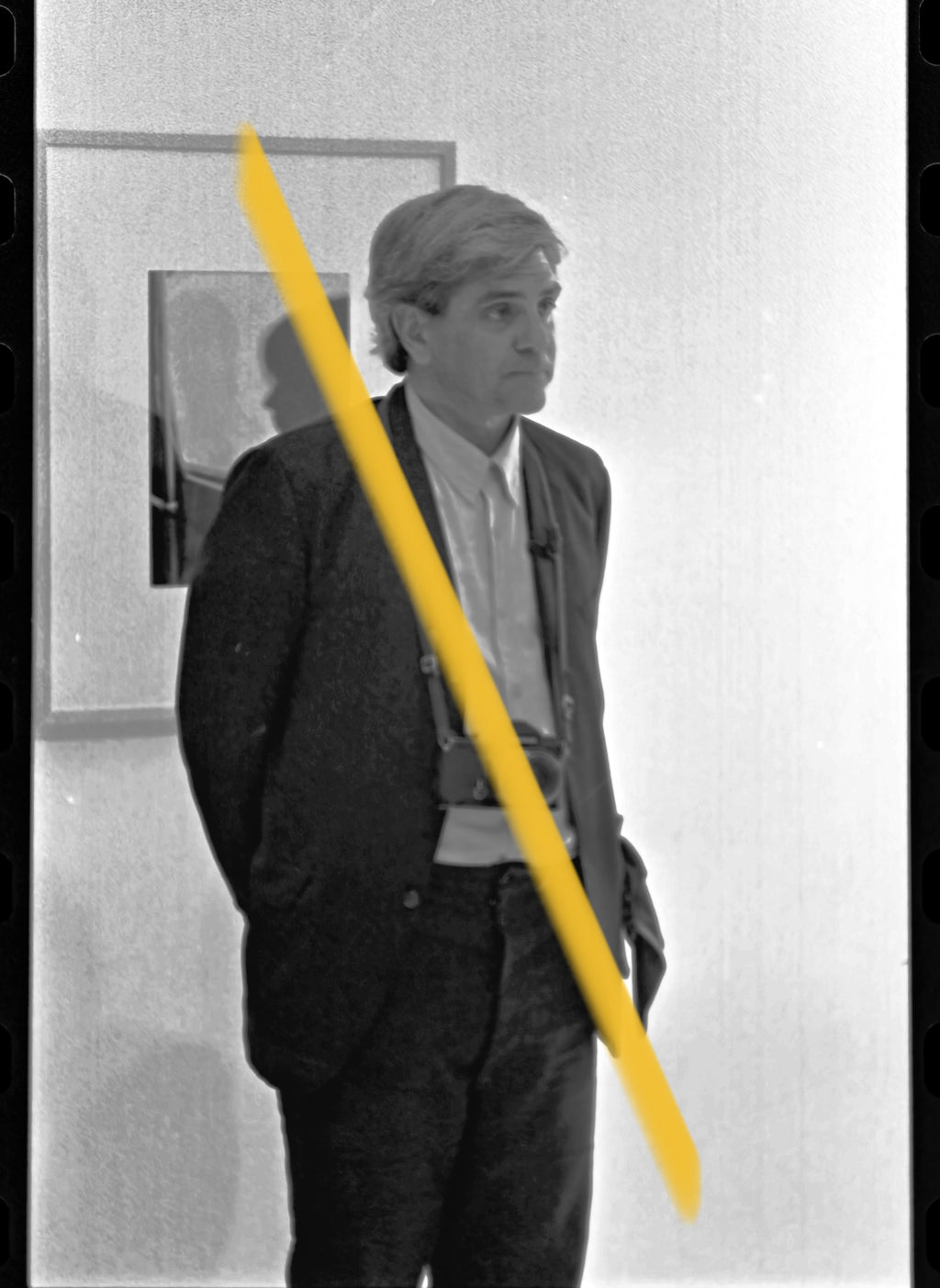 Original-Fotonegativ von Bernard Plossu im Profil Ausstellung IVAM Valencia 1997 35mm Film Selten