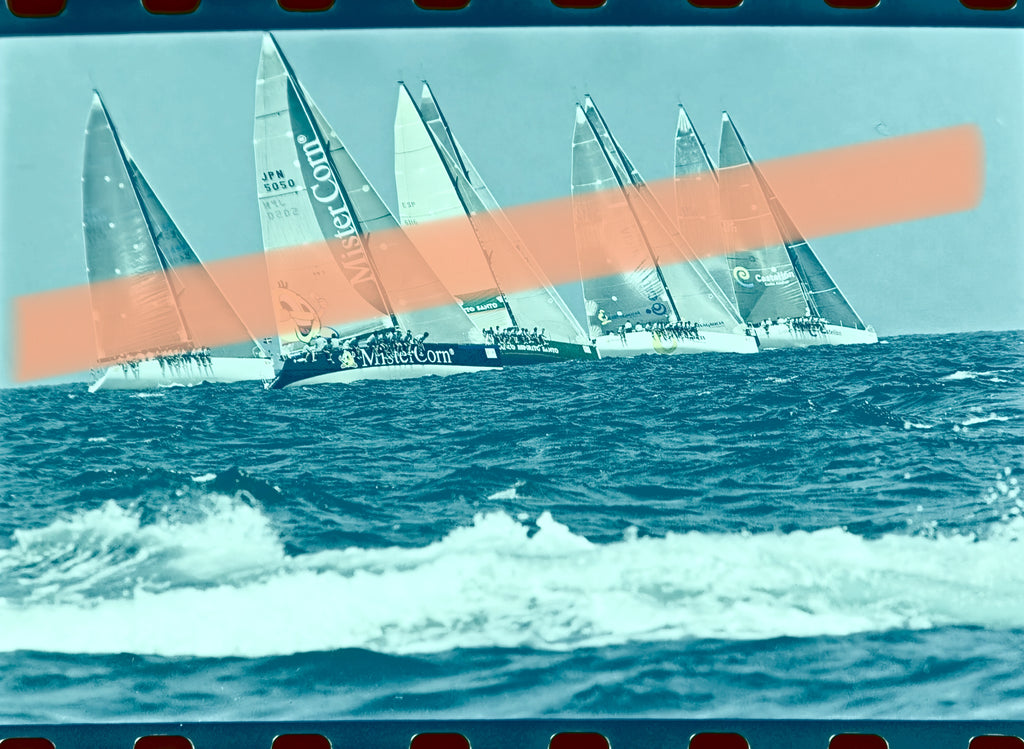 Originales Fotografienegativ Segelregatta Trofeo S.M. La Reina Valencia 35mm Film Selten