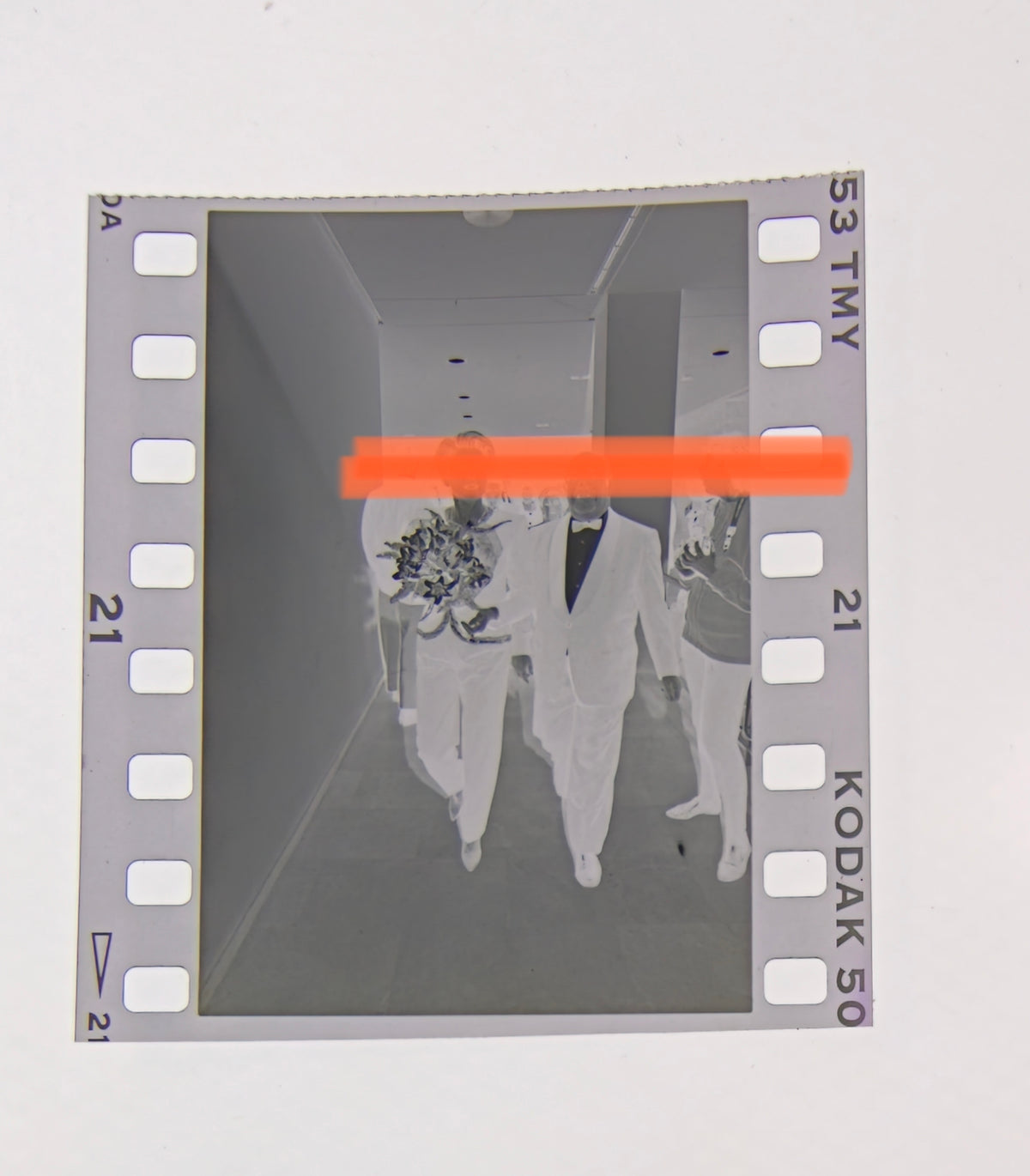 Negativo fotográfico original Catherine Deneuve y Vicente González Lizondo Valencia 1992 35mm film Rare
