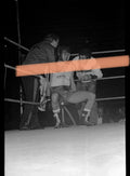 Negativo fotográfico original Velada Internacional Boxeo combate en el ring Valencia 6 mayo 1988 35mm film Rare