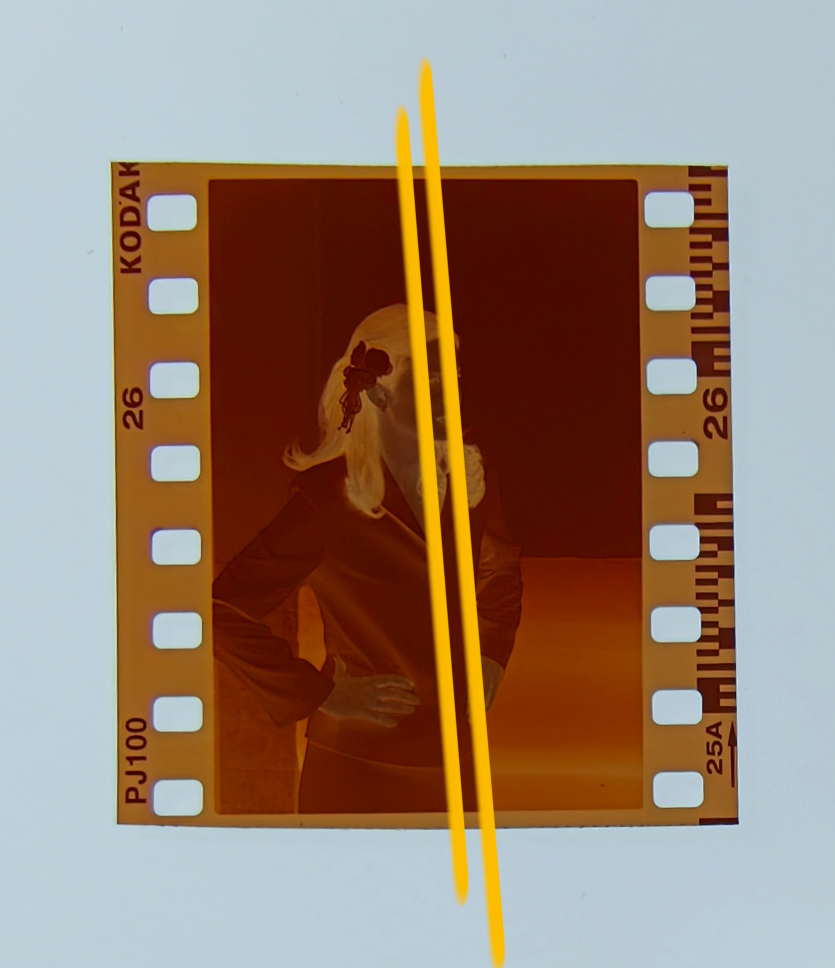Negativo fotográfico original rodaje película Celos Aitana Sánchez-Gijón 35mm film Rare