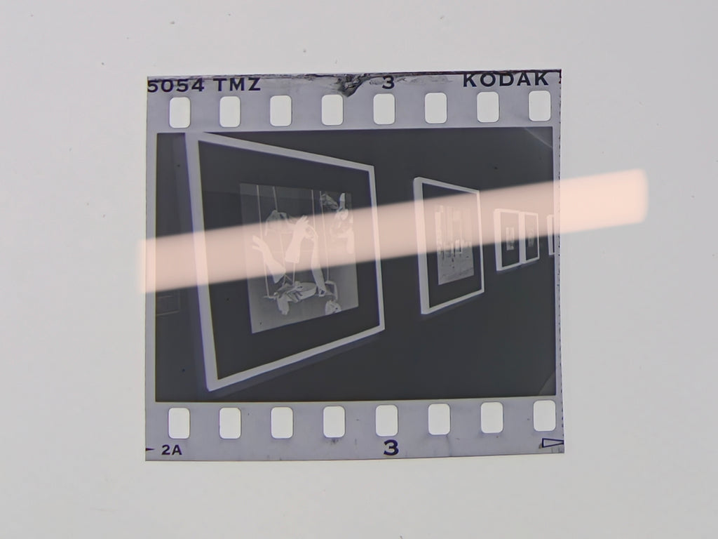 Negativo fotográfico original fotógrafo Joaquim Gomis obras expuestas en el IVAM Valencia 1997 35mm film Rare