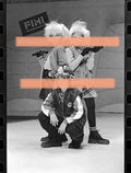 Negativo fotográfico original niños con estilismos futurista y minero en pasarela FIMI Valencia 1996 35mm film Rare