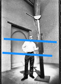 Original photographic negative Miquel Navarro Spanish painter and sculptor 35mm film Rare