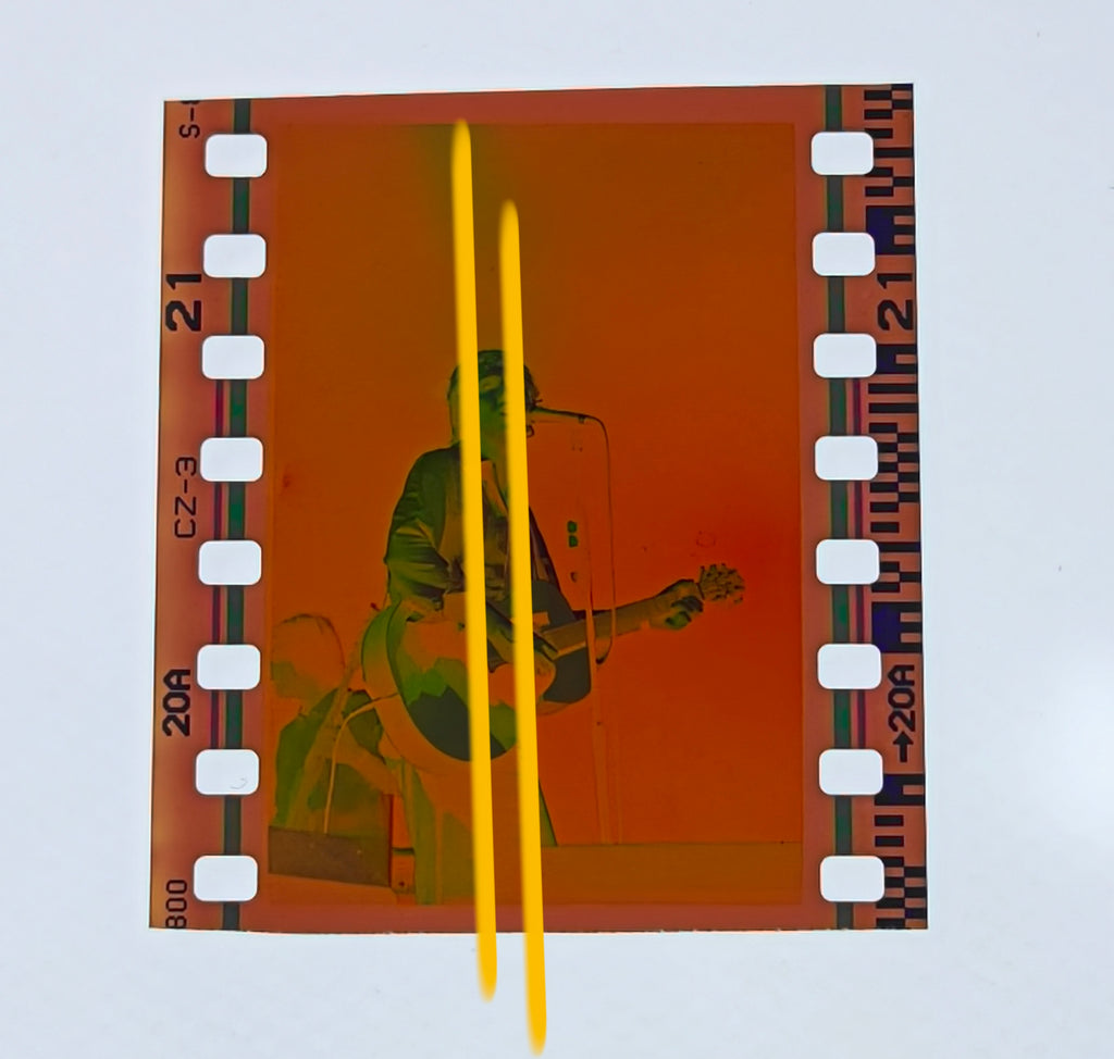 Original photographic negative Ocean Colour Scene guitarist FIB Benicàssim 1999 35mm film Rare