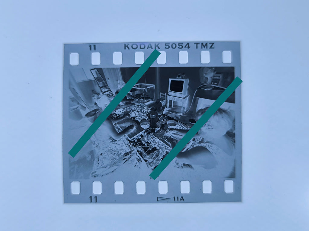 Original photographic negative workbench making caliqueños Chella Valencia 1998 35mm film Rare