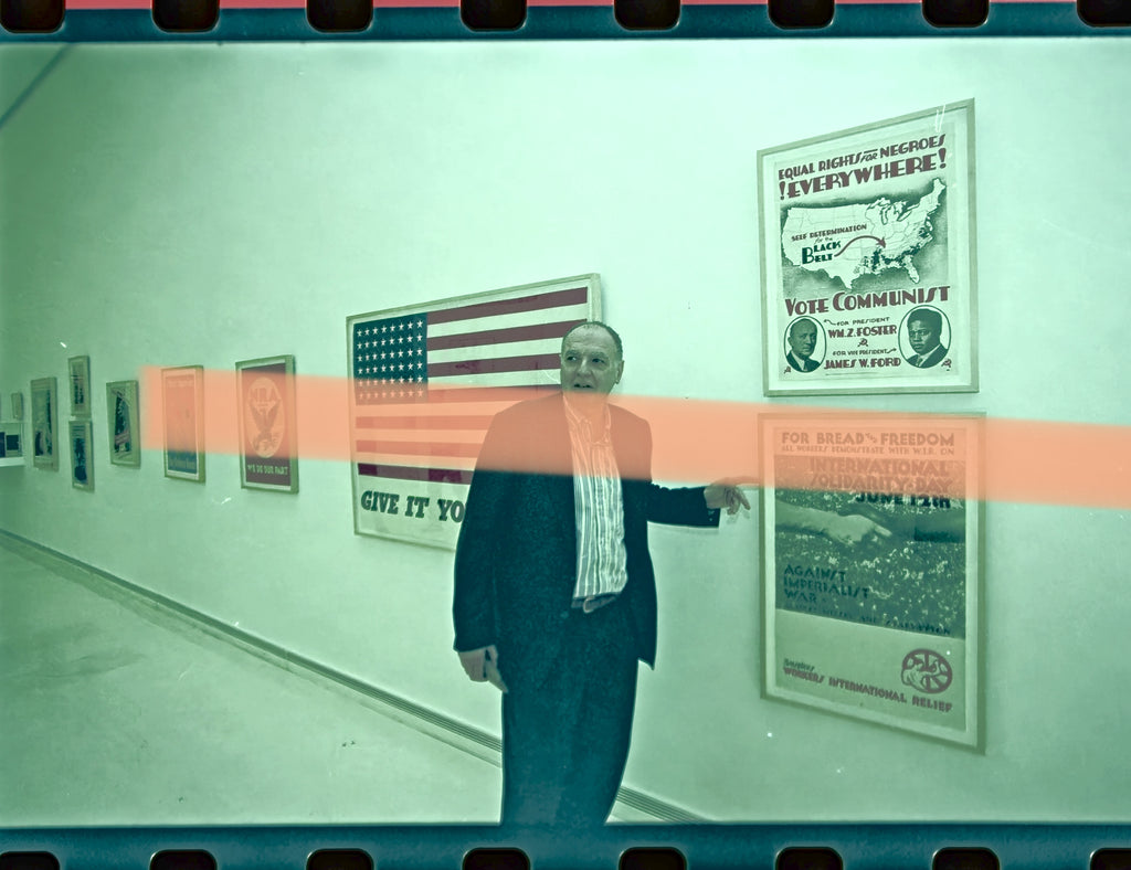 Negativo fotográfico original Merrill C. Berman junto a obra gráfica IVAM Valencia 1999 35mm film Rare