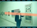 Negativo fotográfico original Merrill C. Berman junto a obra gráfica IVAM Valencia 1999 35mm film Rare