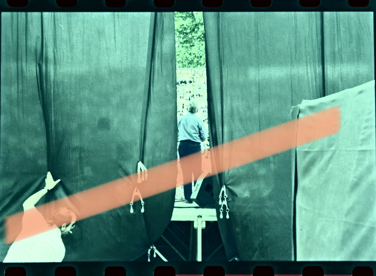 Originales Foto-Negativ Raimon Backstage Xàtiva Valencia 1997 35mm Film Selten