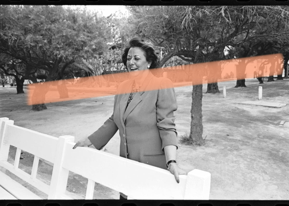 Negativo fotográfico original Rita Barberá Valencia 1995 35mm film Rare