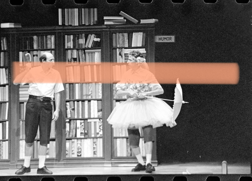 Original-Fotoabzug Vol-Ras Gagmania Szene mit Tutu Sueca 1995 35mm Film Rar