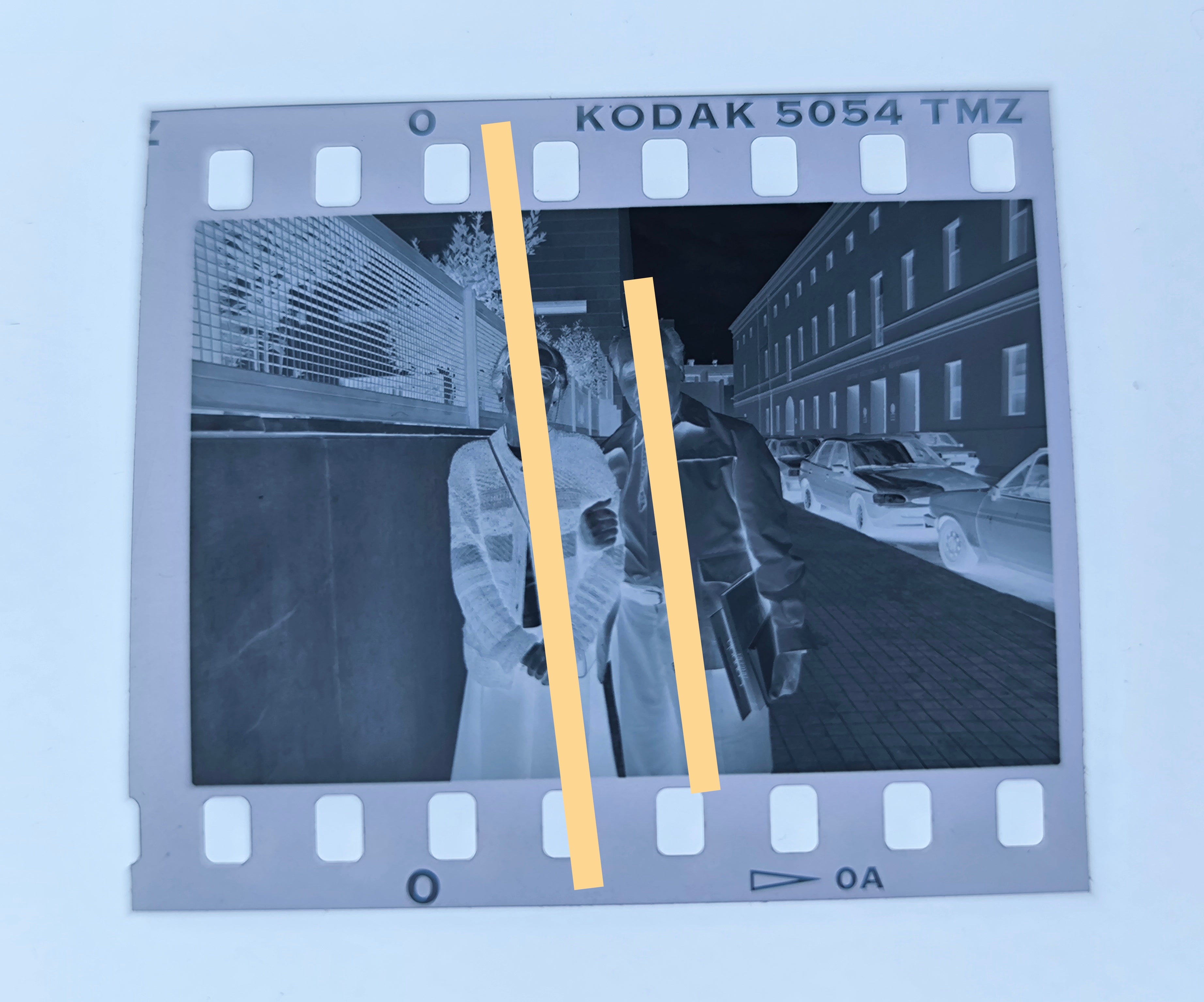 Negativo fotográfico original Horacio Coppola fotógrafo argentino 35mm film Rare