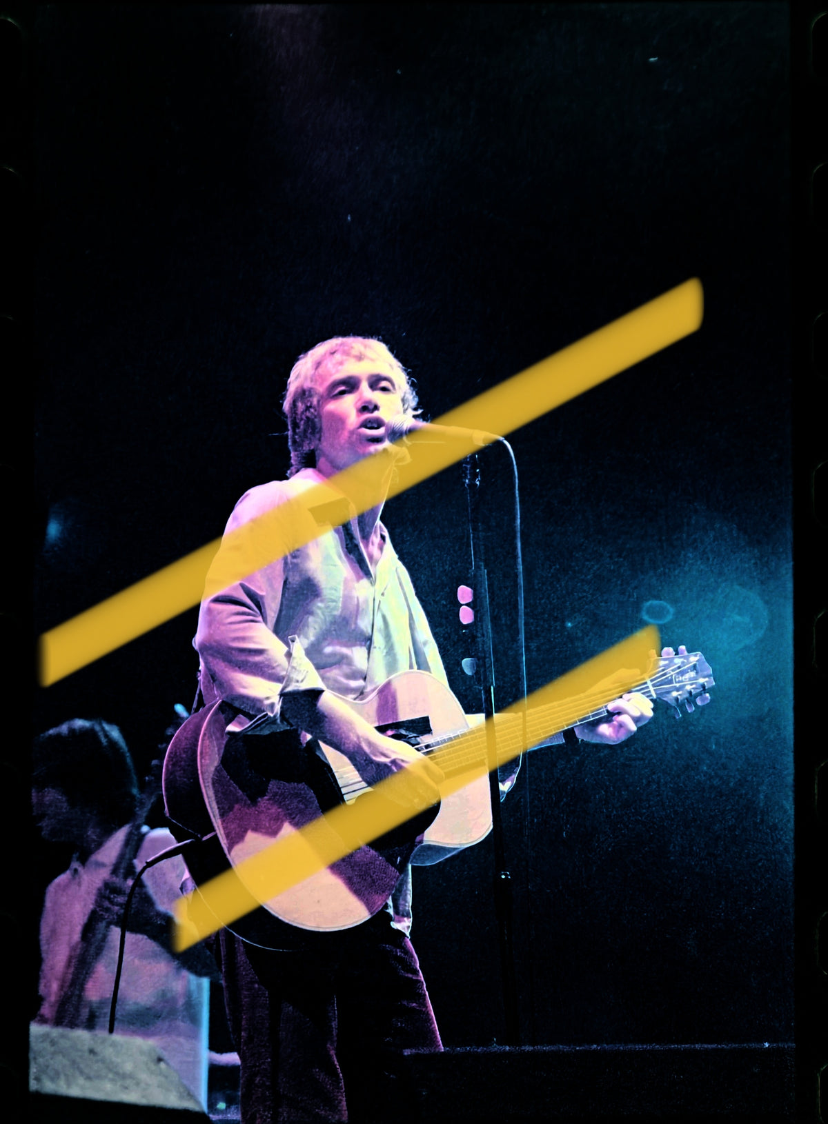 Original photographic negative Ocean Colour Scene guitarist FIB Benicàssim 1999 35mm film Rare