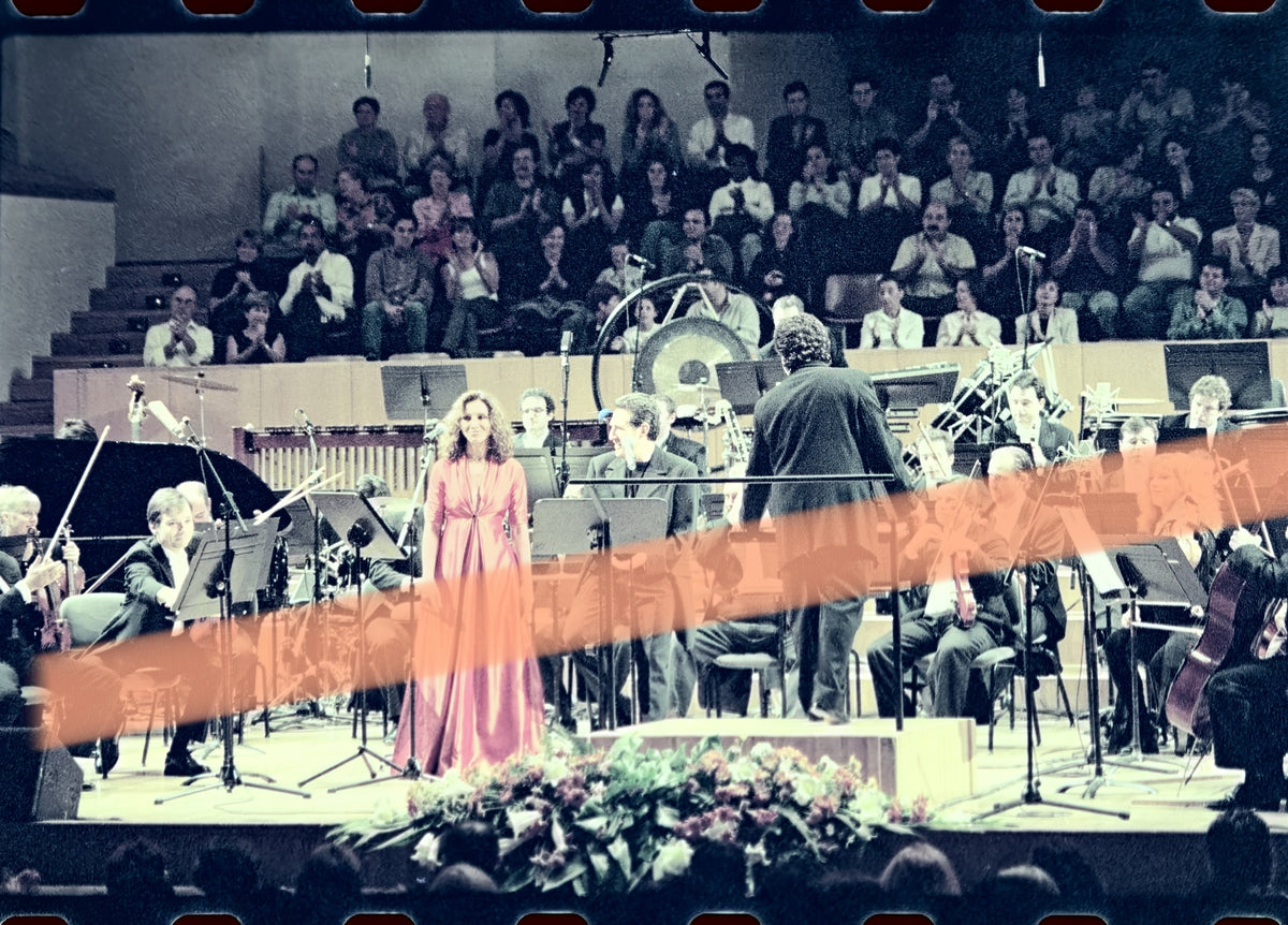 Originales Foto-Negativ Ana Belén Miguel Ríos Orquesta Ciudad de Granada Konzert Valencia 1999 35mm Film Selten