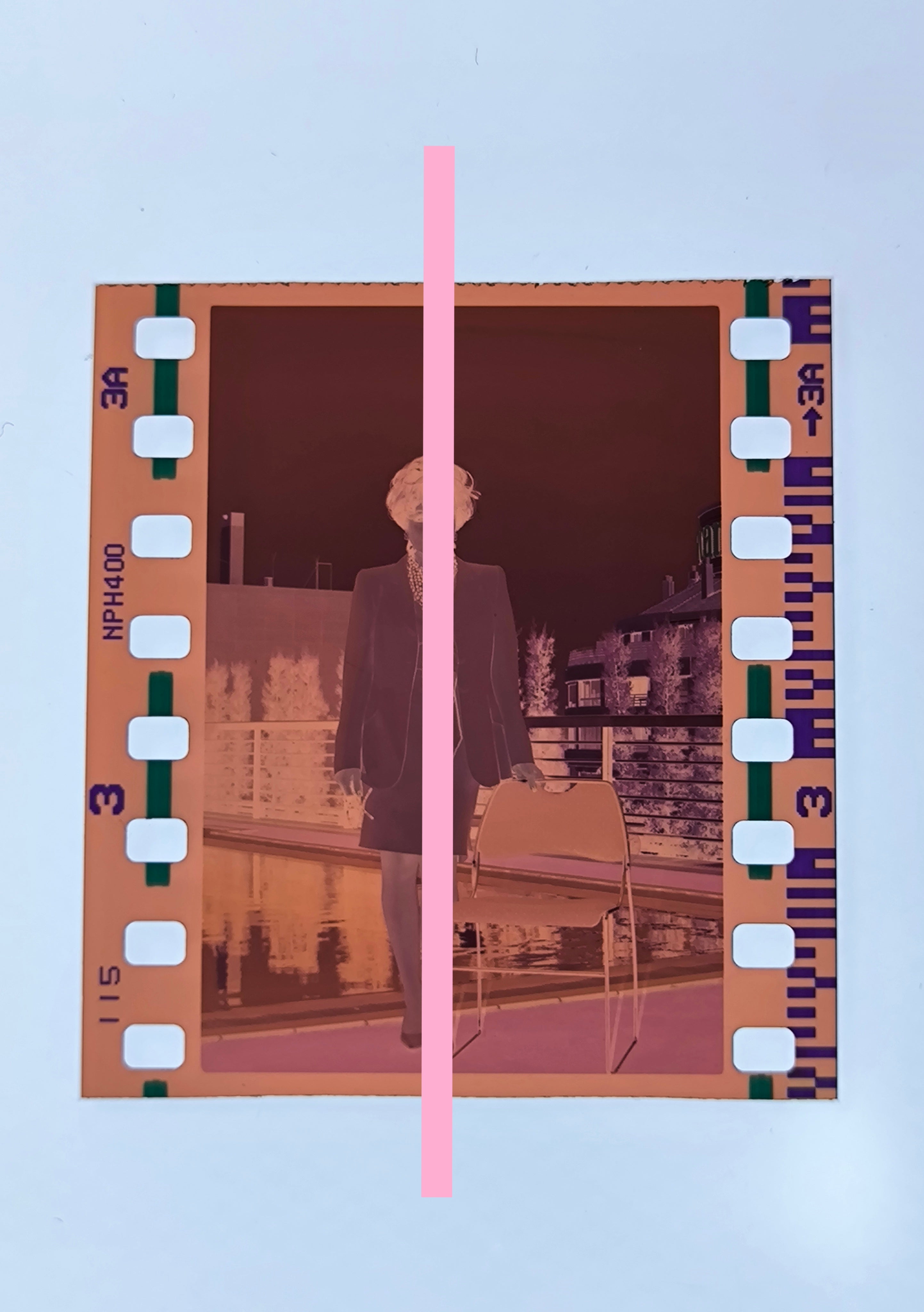 Negativo fotográfico original Joan Collins Actriz de cine británica 35mm film Rare