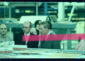 Original photographic negative Prince Charles observing Porcelanosa production line Vila-real 2001 35mm film Rare