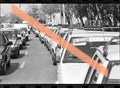 Negativo fotográfico original manifestación taxistas Valencia 1992 35mm film Rare