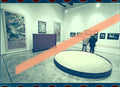 Original photographic negative Ernest Hemingway exhibition room view Valencia 1999 35mm film Rare