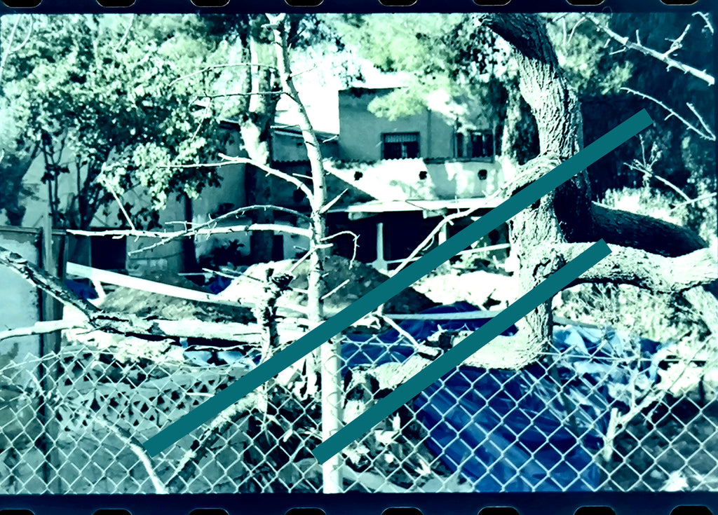 Negativo fotográfico original escenario Jardín de los Horrores Castellón 1997 35mm film Rare