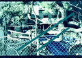 Negativo fotográfico original escenario Jardín de los Horrores Castellón 1997 35mm film Rare