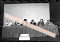 Original photographic negative of the participants' table during the 1994 Octubre Awards in Valencia, 35mm film, Rare