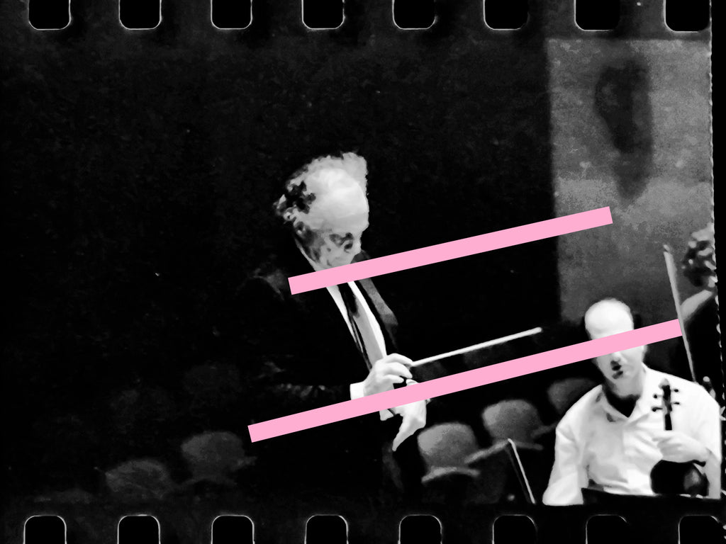 Negativo fotográfico original Lorin Maazel director de orquesta violinista y compositor 35mm film Rare