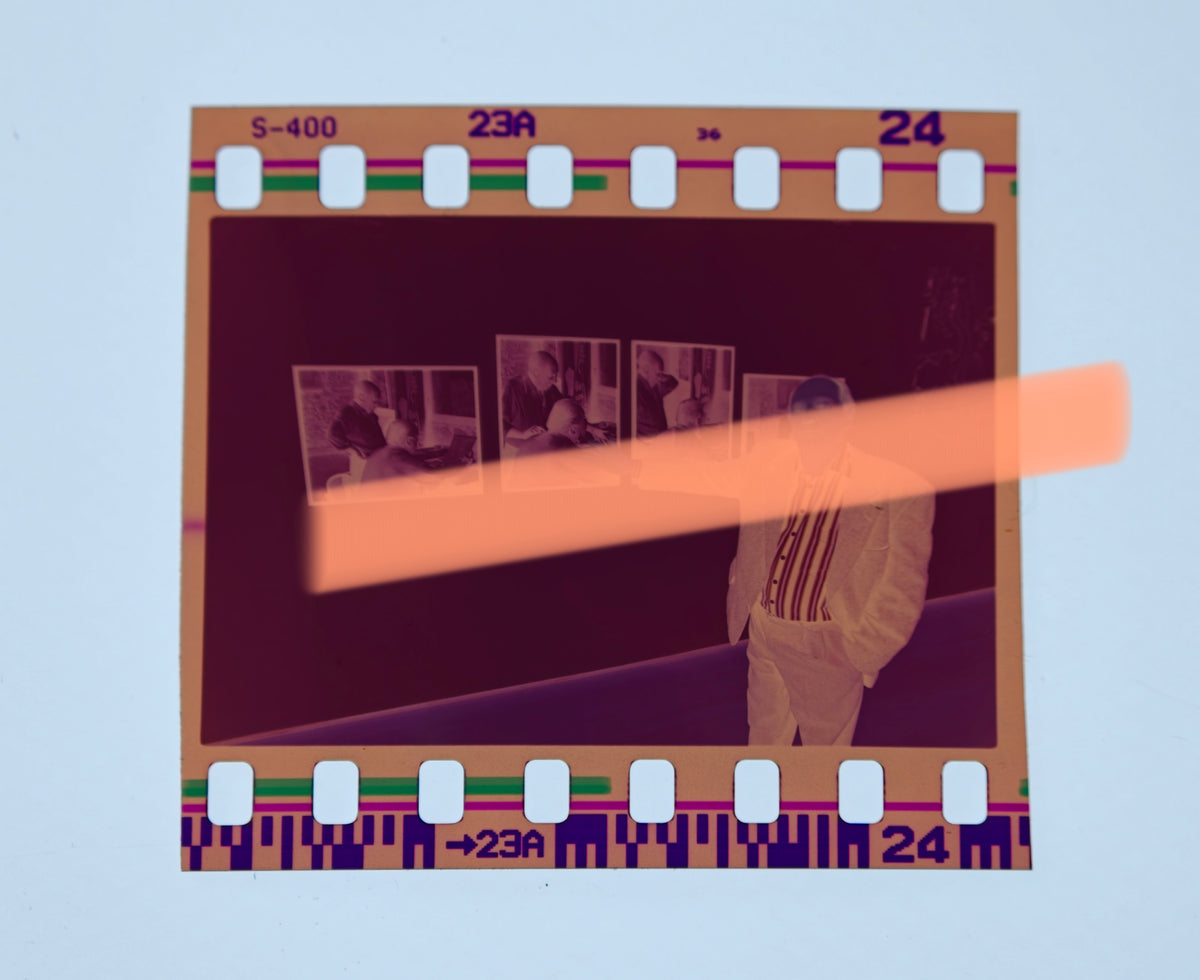Original-Fotonegativ Roberto Otero fotografische Arbeit Valencia 2002 35mm Film Selten
