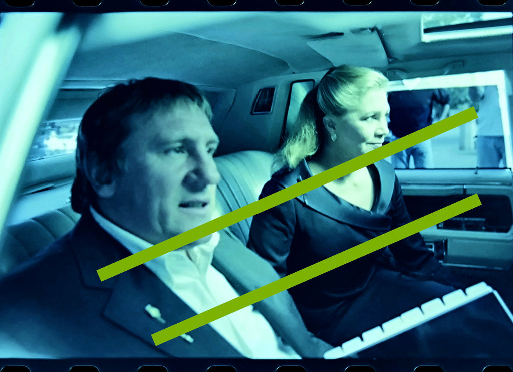 Originales Fotonegativ Kathleen Turner und Gérard Depardieu 35mm Film Selten