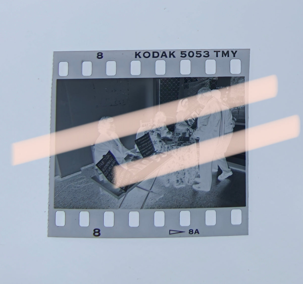 Negativo fotográfico original donativos y subasta benéfica Partidas homenaje niñas de Alcácer Trinquet de Alcàsser 1992-1993 35mm film Rare