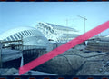 Original-Fotonegativ: Ciudad de las Artes y las Ciencias zwischen Ausgrabungen und Baustellen, Valencia 1999, 35mm-Film, selten