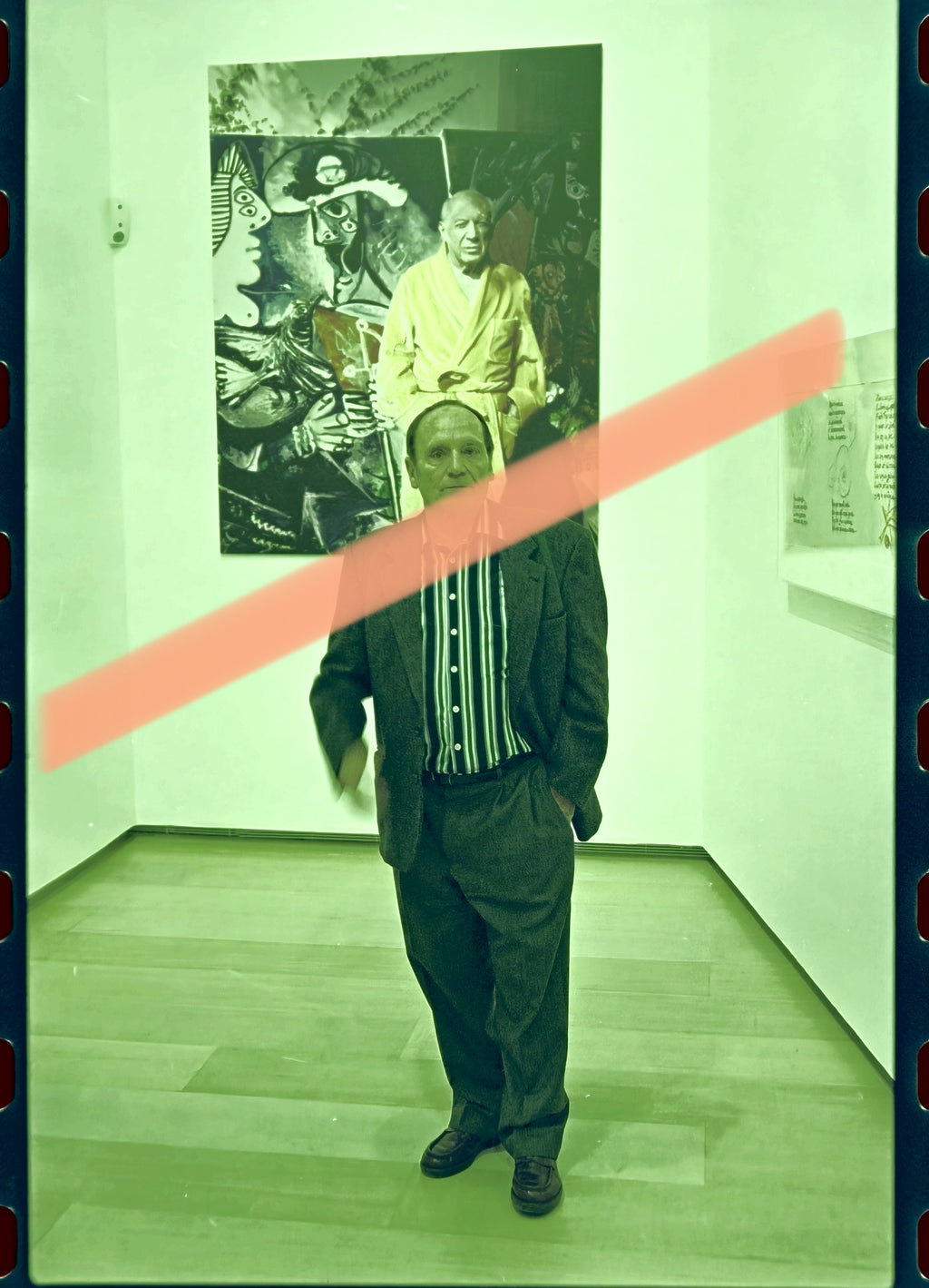Original-Fotonegativ Roberto Otero Ausstellung Valencia 2002 35mm Film Selten