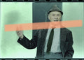 Original photographic negative Pic Adrian gesturing IVAM Valencia 1994 35mm film Rare