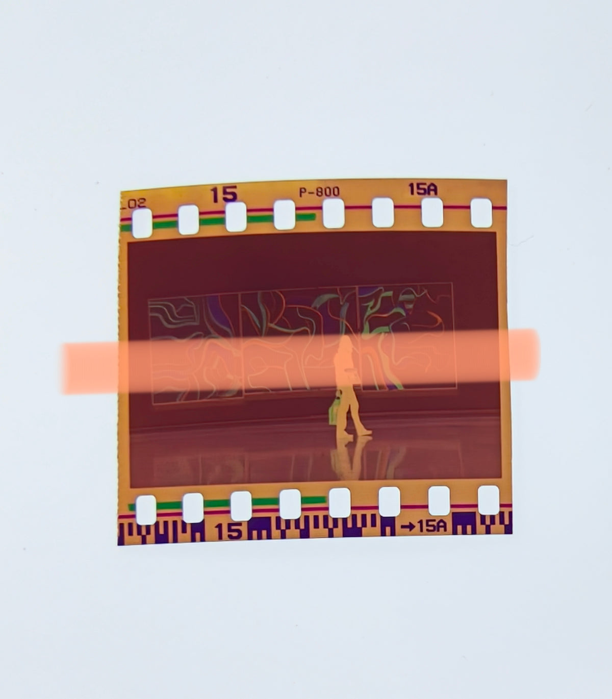 Original photographic negative Willem de Kooning three paintings IVAM Valencia 2001 35mm film Rare