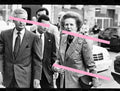 Negativo fotográfico original Margaret Thatcher Estadista y ex Primera ministra del Reino Unido 35mm film Rare