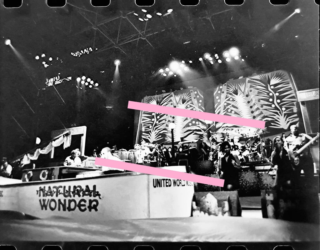 Negativo fotográfico original Stevie Wonder cantante músico 35mm film Rare