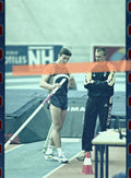 Negativo fotográfico original Serguéi Bubka regreso competición Valencia 2000 35mm film Rare