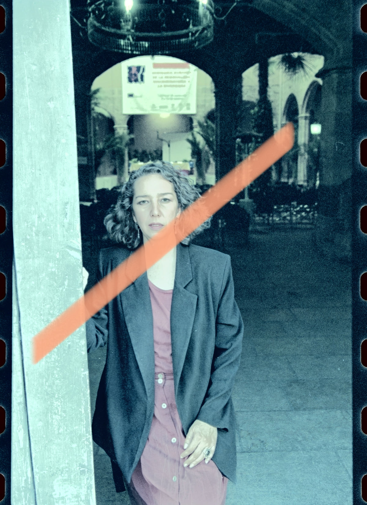 Original-Fotonegativ Marcela Lagarde Valencia 2000 35mm Film Selten