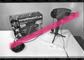 Originales Fotonegativ der Kinder-Videokamera Tyco VideoCam, ausgestellt auf der Internationalen Spielwarenmesse Valencia 1996, 35-mm-Film, selten.