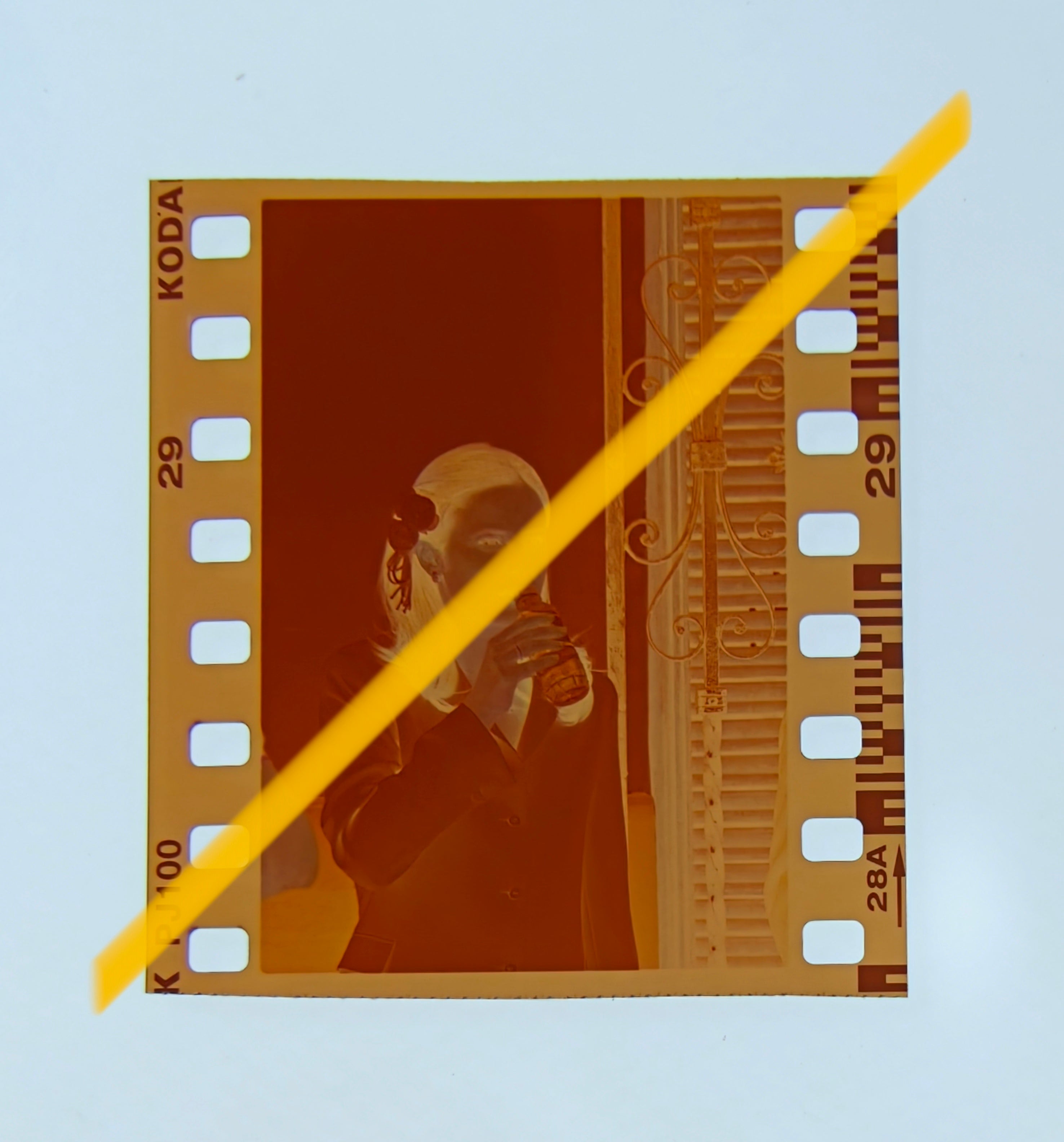 Negativo fotográfico original rodaje película Celos Aitana Sánchez-Gijón 35mm film Rare