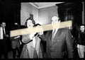 Negativo fotográfico original Rita Barberá y Vicente González Lizondo brindando inicio Alcaldía Valencia 1991 35mm film Rare