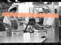Original photographic negative female workers next to boxes of Jijona nougat Alicante 1995 35mm film Rare
